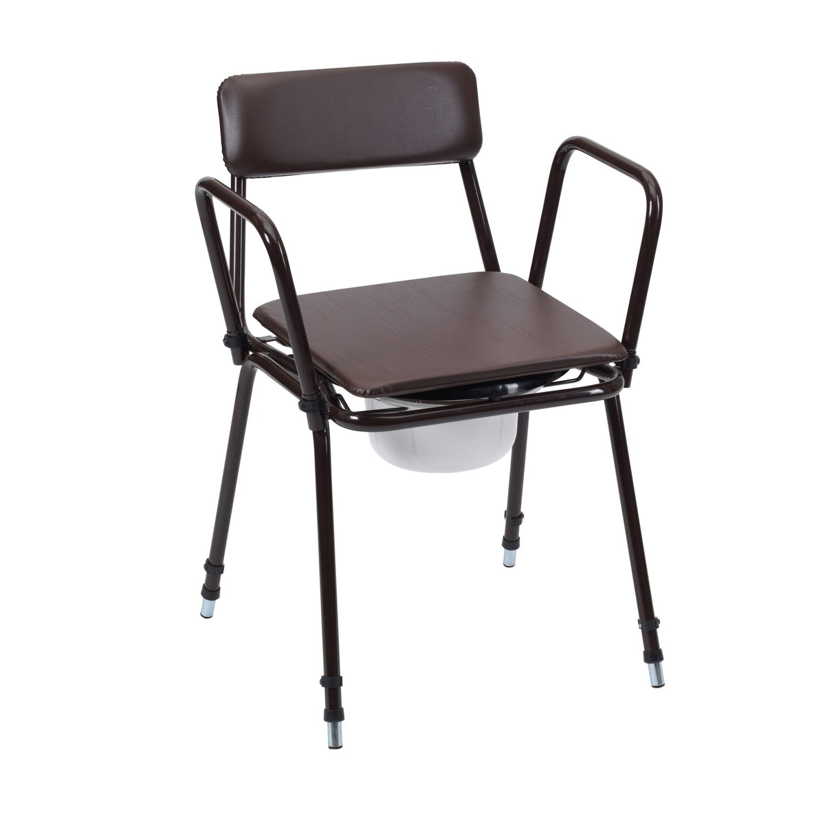 Drive Stacking Commode – Adjustable Height with Removable Arms (182)