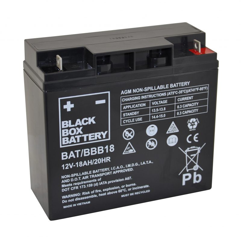 18Ah Black Box AGM Battery (BBB18)