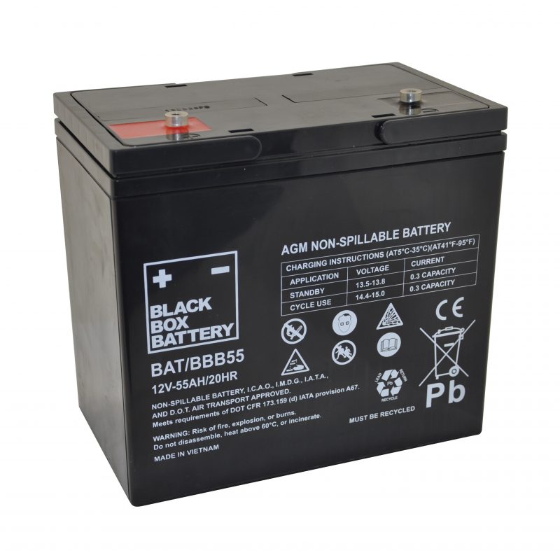 55Ah Black Box AGM Battery (BBB55)