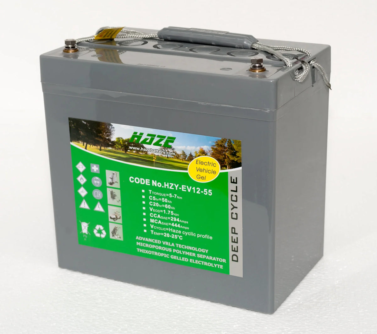 59Ah Haze Gel Battery - 12V Mobility Battery