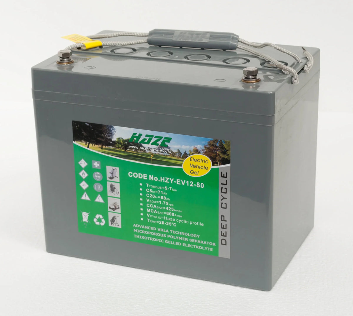 88Ah Haze Gel Battery - 12V Mobility Battery