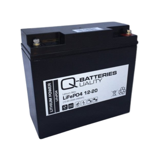 Q-Batteries lithium battery 12-20 12.8V 20Ah 256Wh LiFePO4 - GOLF / MOBILITY