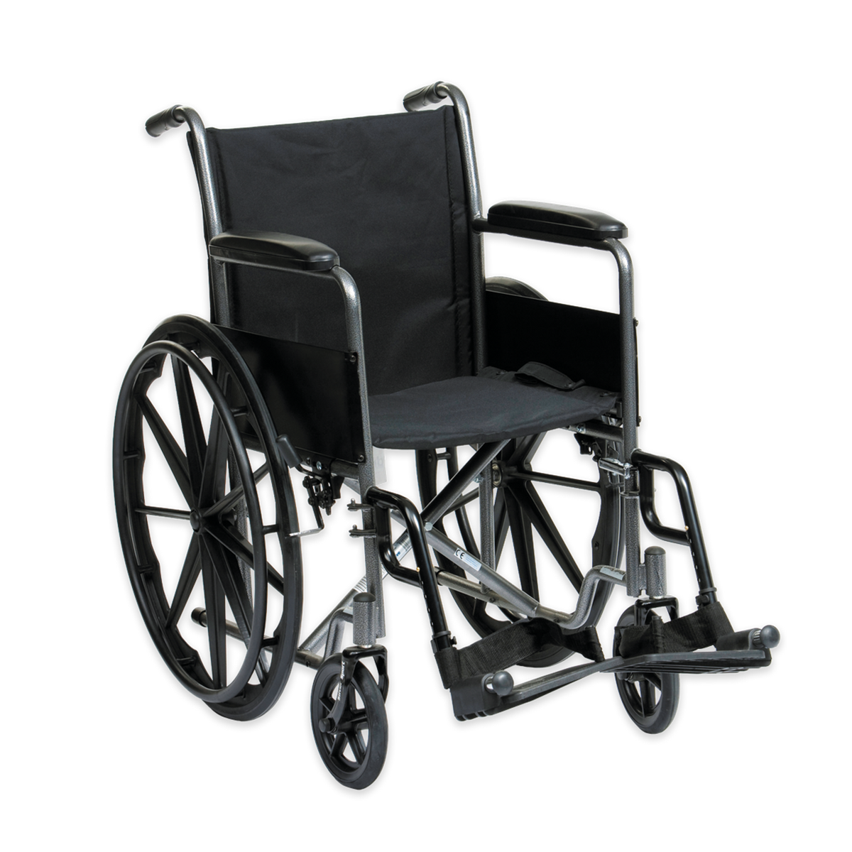 Silver Sport Steel Self-Propel Wheelchair – 24" Mag Wheels