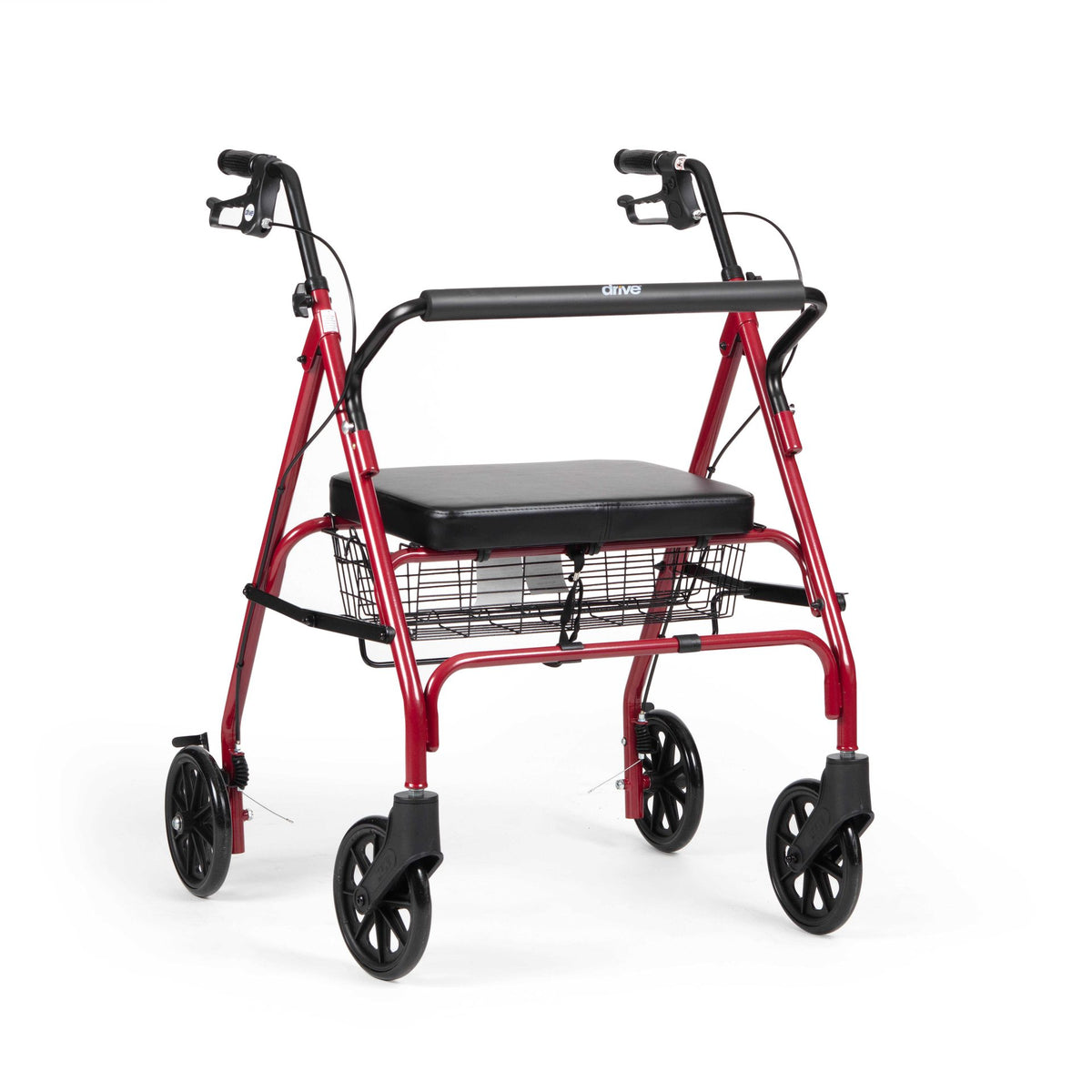 Heavy Duty Rollator - Red