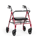 Heavy Duty Rollator - Red
