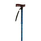 Drive Folding Cane with Strap – Blue Crackle