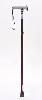 Drive Soft Grip Folding Cane – Red Crackle Pattern