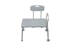 Drive Bath Transfer Bench with Back – Adjustable Height Shower Board Seat