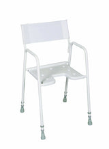 Drive Bradgate Shower Stool with Back & Arms – Height Adjustable Shower Seat