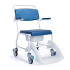 Drive Uppingham Mobile Commode & Shower Chair – Attendant-Propelled, Tilt-Up Arms