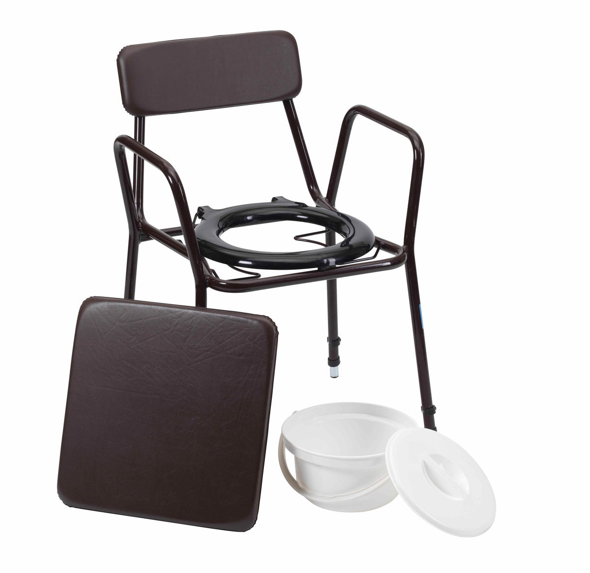Drive Stacking Commode – Adjustable Height Padded Commode Chair (181)