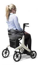AeroWalk Carbon Rollator - Buttercream