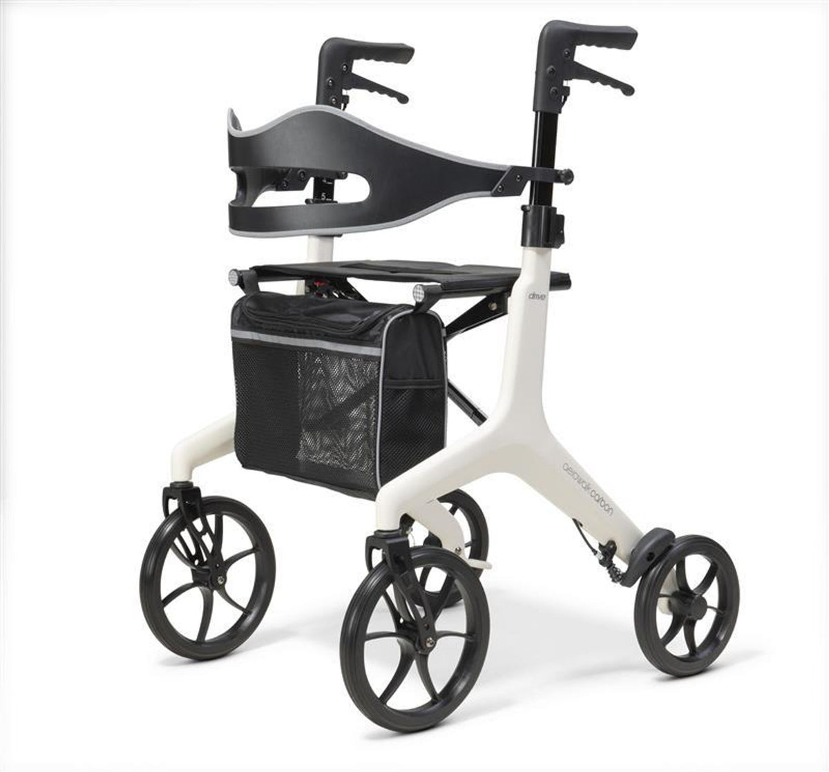 AeroWalk Carbon Rollator - Buttercream