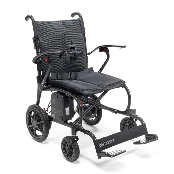 AeroCarbon Lightweight Folding Powerchair – Carbon Fibre Electric Wheelchair