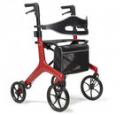 AeroWalk Carbon Rollator - Fire Red