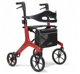 AeroWalk Carbon Rollator - Fire Red