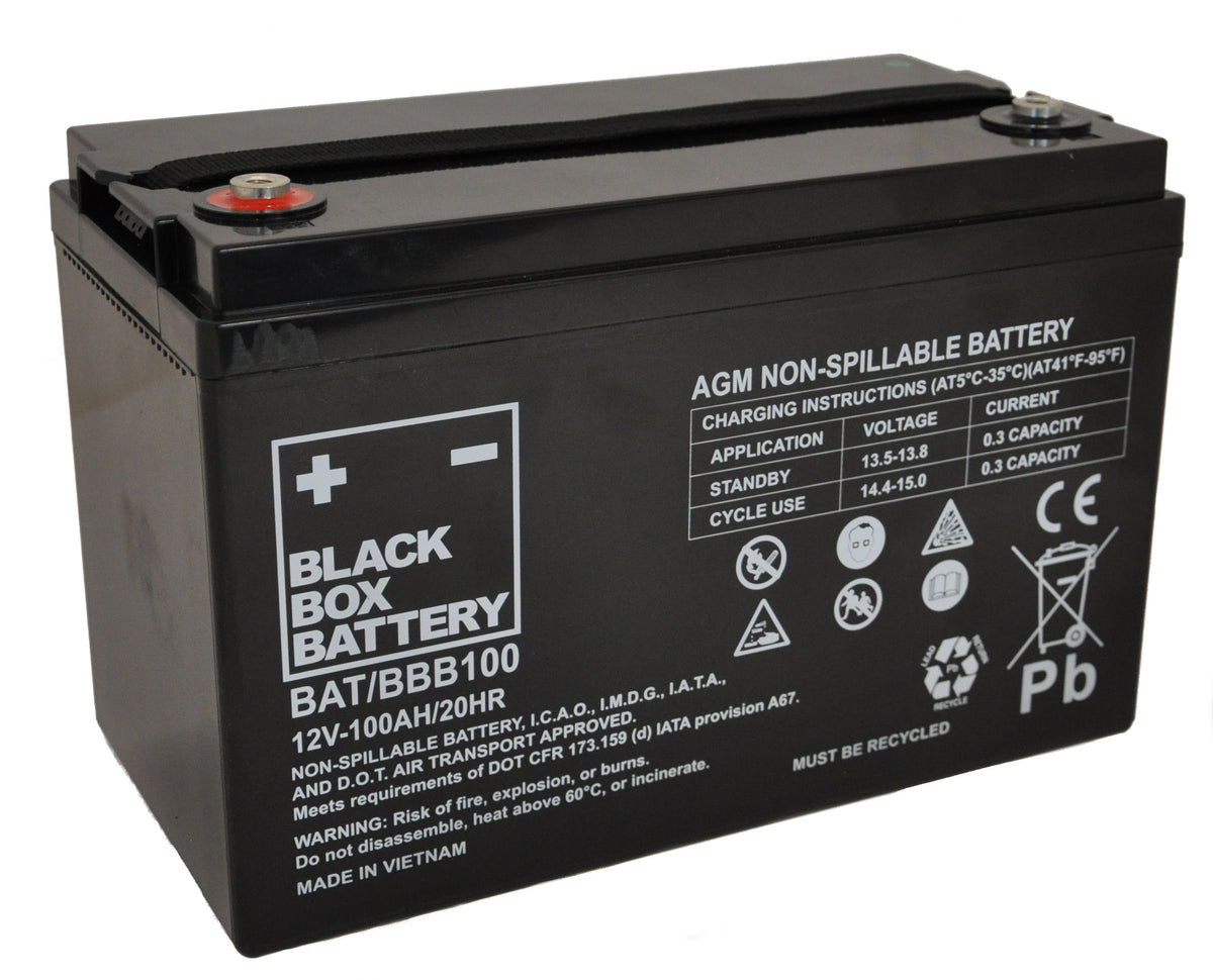 Black Box BBB100 12V 100Ah AGM Mobility Scooter & Powerchair Battery