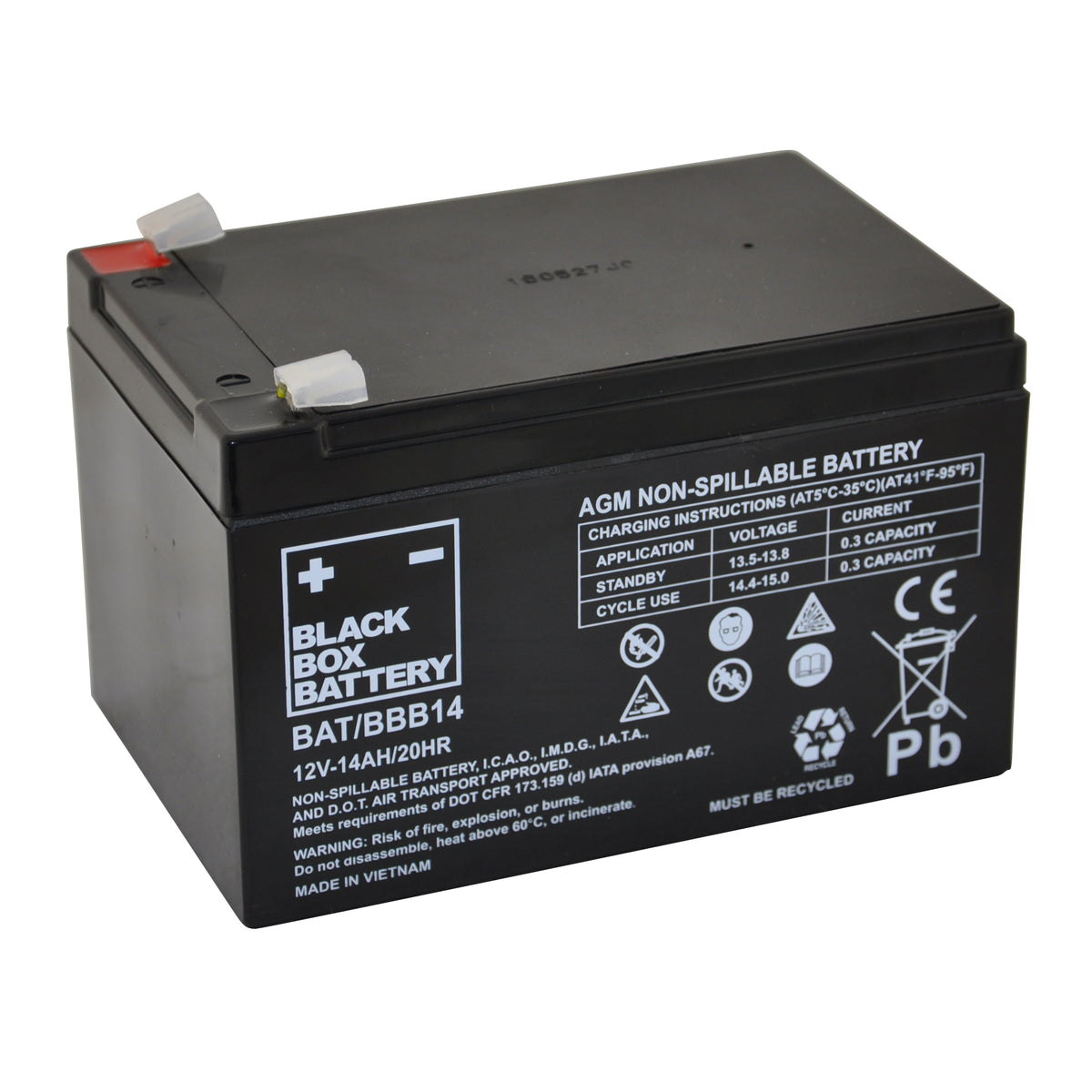 Black Box BBB14 12V 14Ah AGM Mobility Scooter & Powerchair Battery