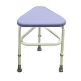 Drive Belmont Corner Shower Stool with Padded PU Seat – Height Adjustable