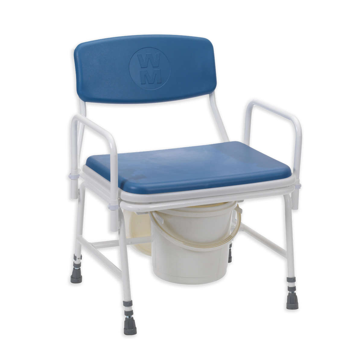 Birstall Bariatric Mobile Commode – 4 Braked Castors