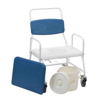 Birstall Bariatric Mobile Commode – 4 Braked Castors