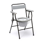 Drive Folding Commode Chair – Portable Steel Bedside Toilet with 5L Bucket