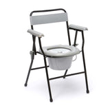 Drive Folding Commode Chair – Portable Steel Bedside Toilet with 5L Bucket
