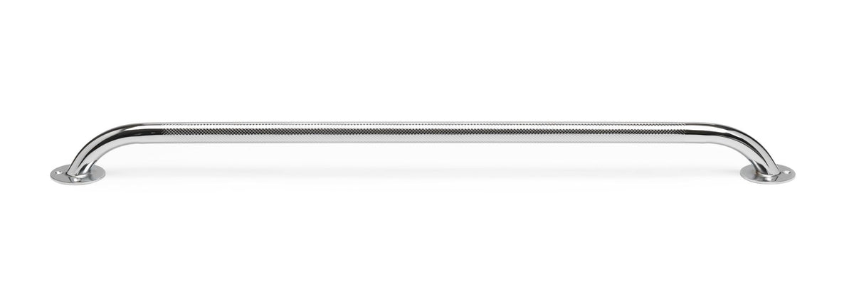 Drive Chrome Grab Rail 12" – Straight Steel Bathroom Support Rail, Wall-Fixed
