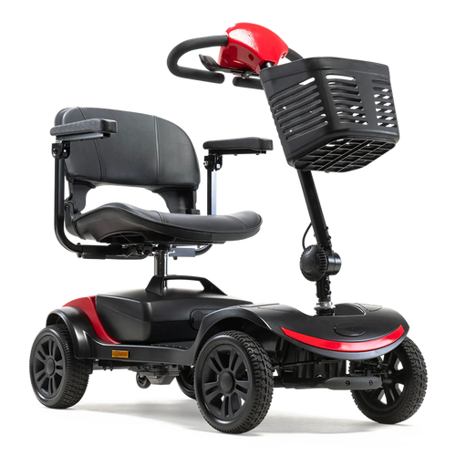 Drive Portable Mobility Scooter – 11-Mile Compact Boot Scooter (Red)