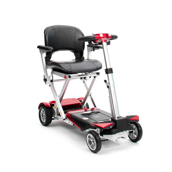Drive AutoFold Elite Mobility Scooter – Remote Folding & Suspension (Red)