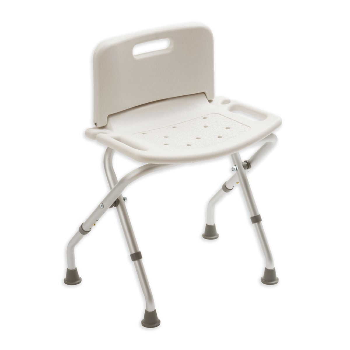 Drive Folding Bath Bench with Back – Aluminium Shower Bench, Height Adjustable (135kg)