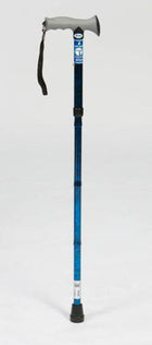 Drive Soft Grip Folding Cane – Blue Crackle Pattern