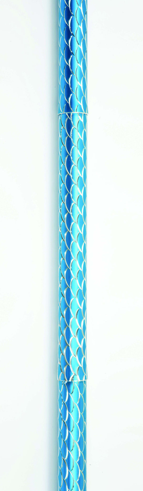 Drive Folding Cane with Strap – Blue Spiral Wave
