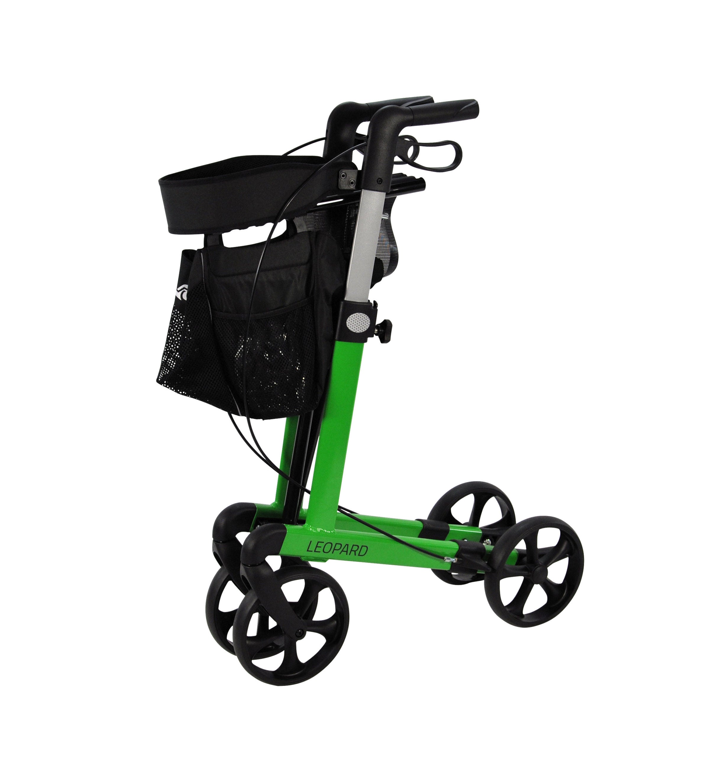 Leopard Aluminium Rollator Green 62cm
