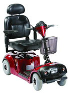 Drive Journey 8mph Mobility Scooter – 20-Mile Road-Legal Scooter (Red)