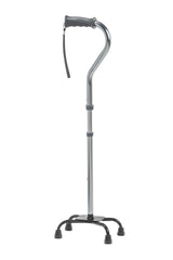 Drive Folding Quad Cane – Four-Foot Adjustable Walking Stick
