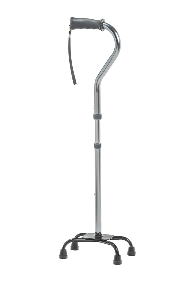 Drive Folding Quad Cane – Four-Foot Adjustable Walking Stick