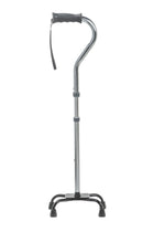 Drive Folding Quad Cane – Four-Foot Adjustable Walking Stick