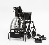Sentra Bariatric Steel Self-Propel Wheelchair – 24"