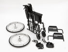Sentra Bariatric Steel Self-Propel Wheelchair – 24"