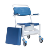 Drive Uppingham Mobile Commode & Shower Chair – Attendant-Propelled, Tilt-Up Arms