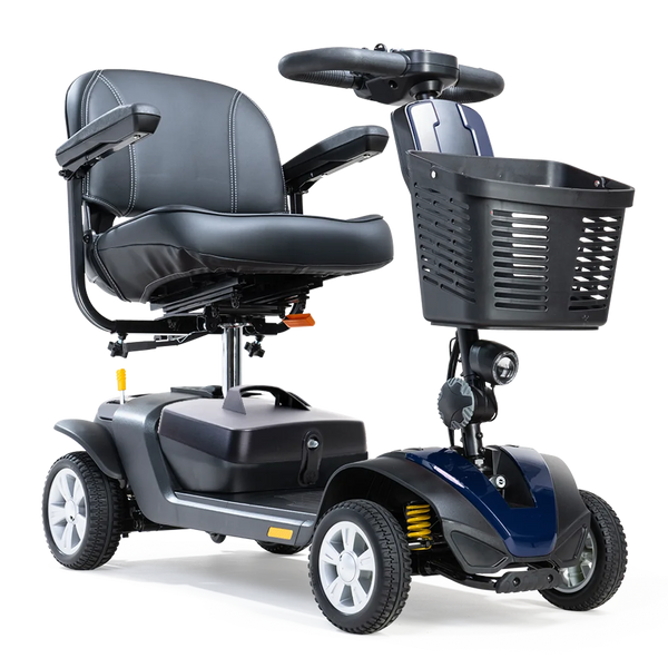 Drive Valiant Mobility Scooter – 12.4-Mile Suspension Boot Scooter (Blue)