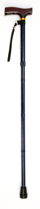 Drive Folding Cane with Strap – Blue Ice
