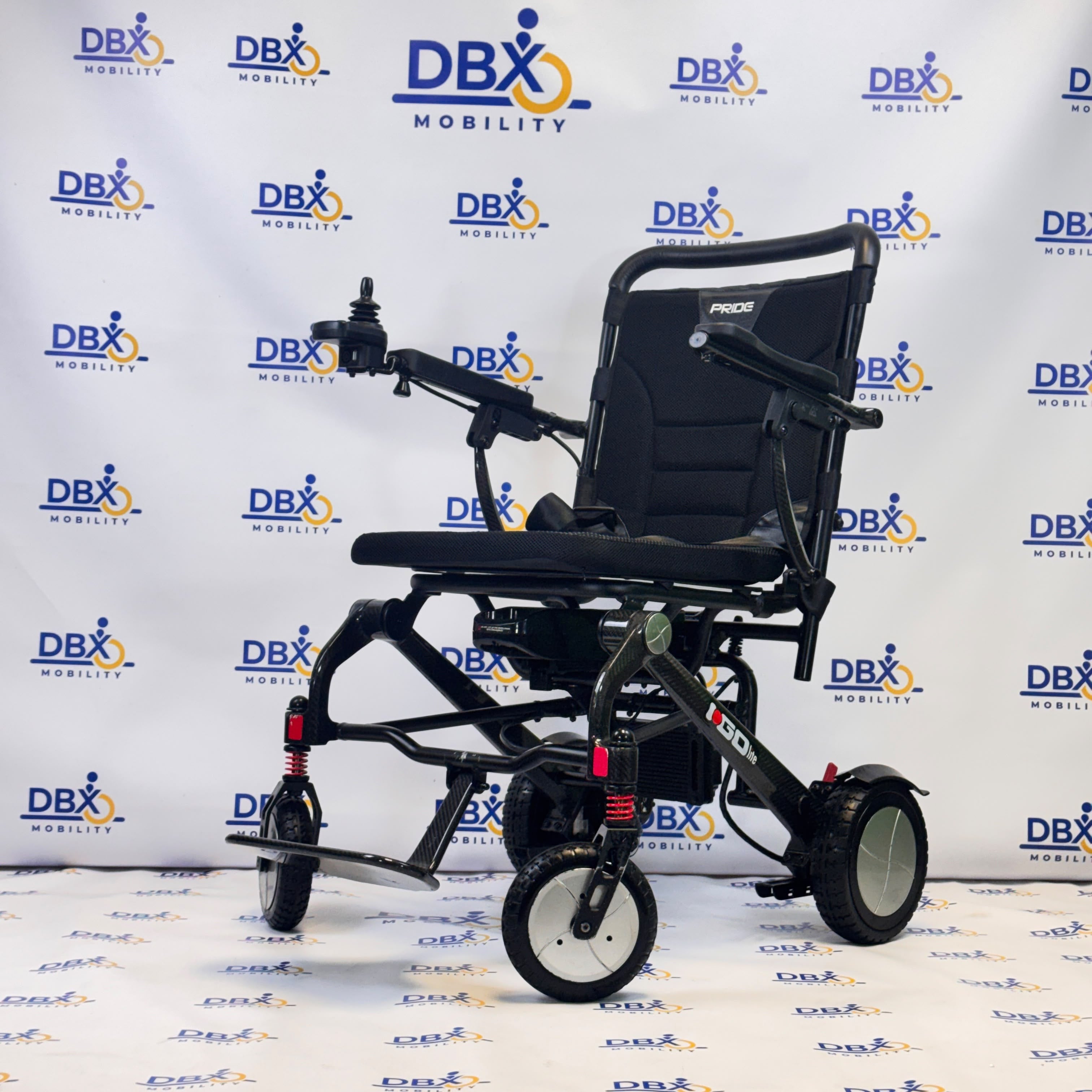 Pride iGo Lite Carbon Refurbished Folding Powerchair | DBX Mobility