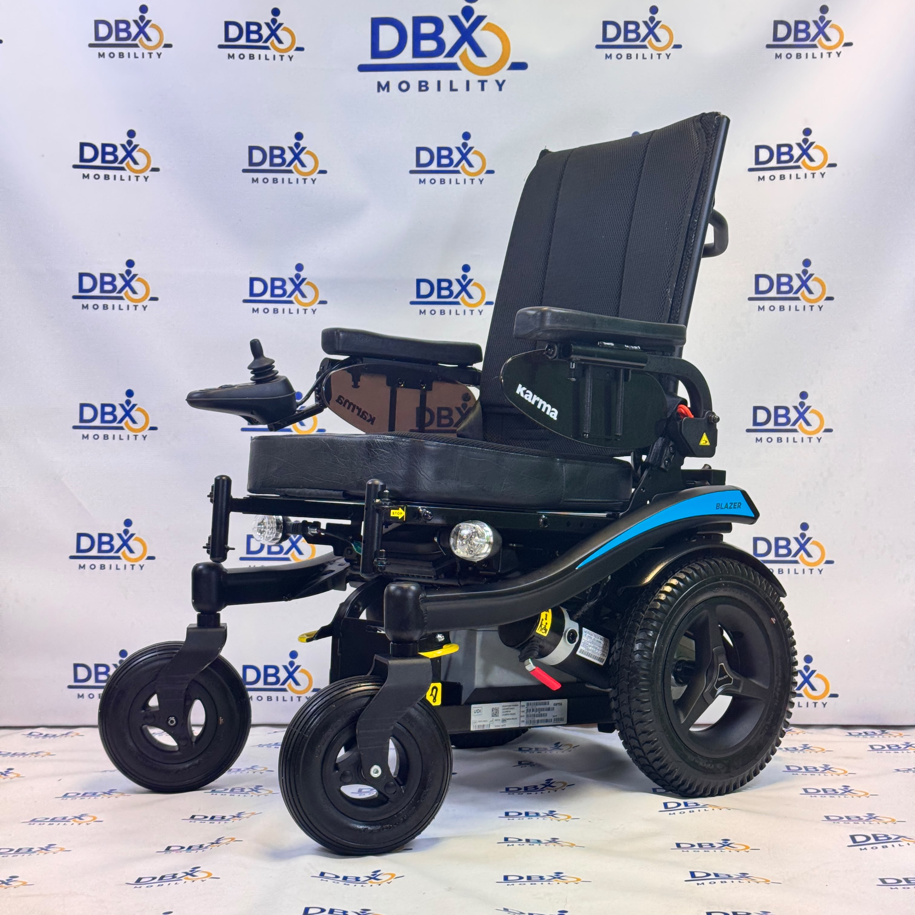 Karma Blazer 2 Sling Seat Crash Tested Refurbished Powerchair | DBX