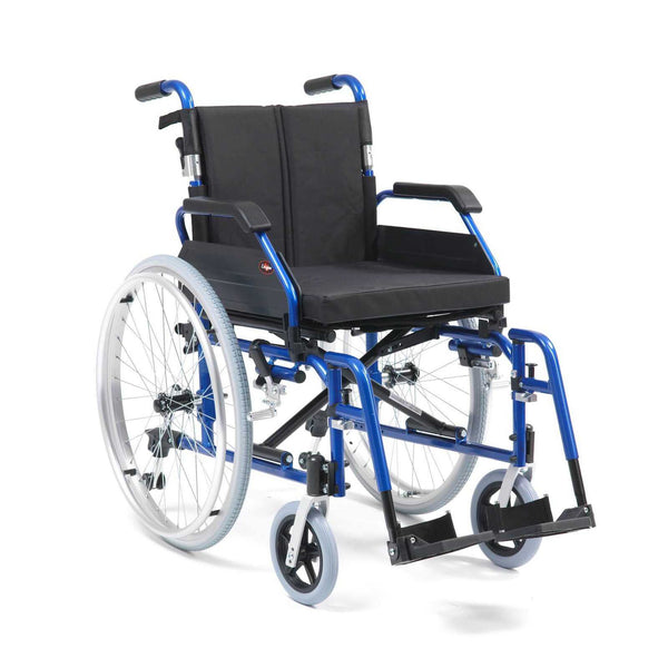 XS Aluminium Self-Propel Wheelchair – 18" Blue