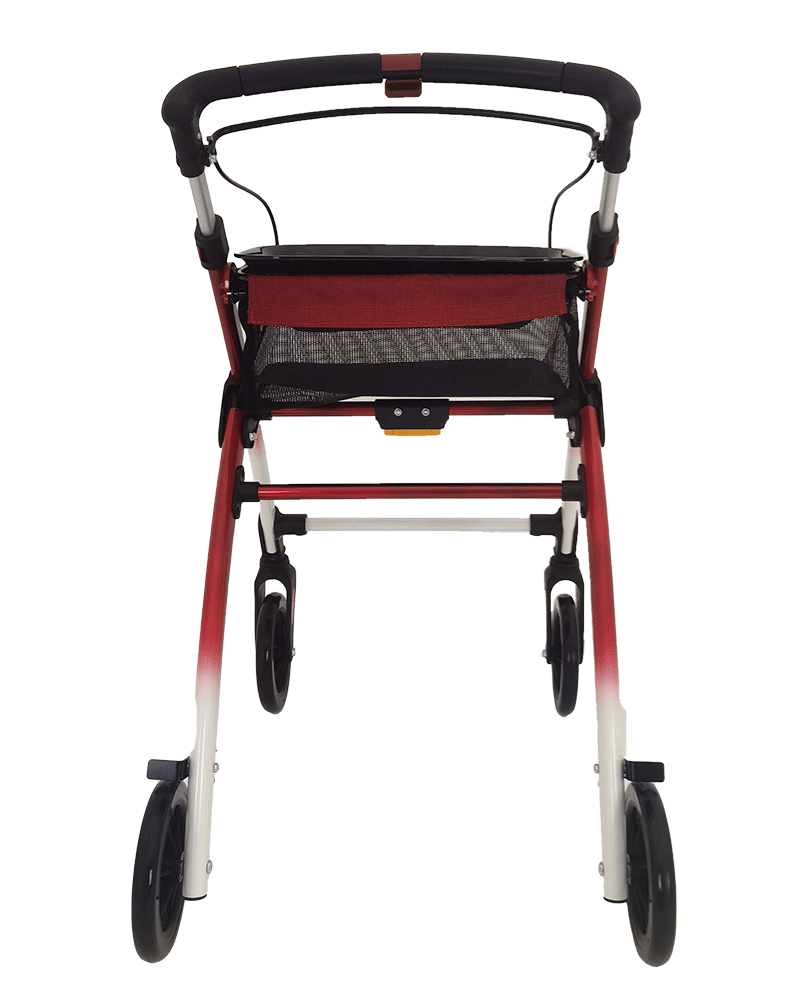 Jaguar Indoor Rollator Red and White