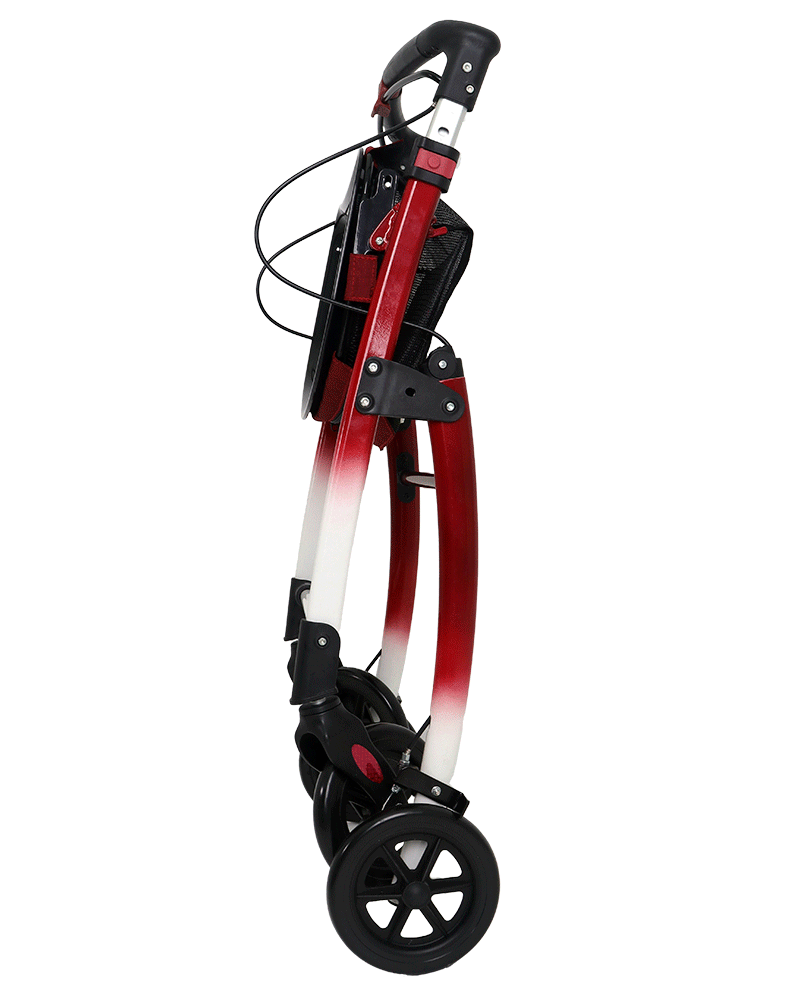 Jaguar Indoor Rollator Red and White